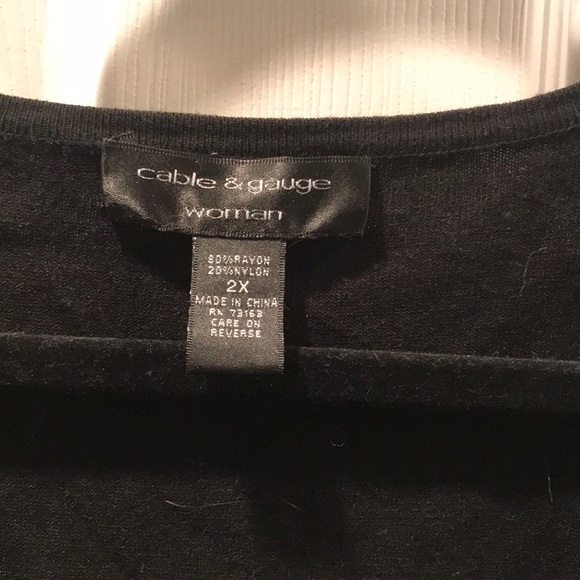 Cable & Gauge Ruffle Sweater - Picture 3 of 5